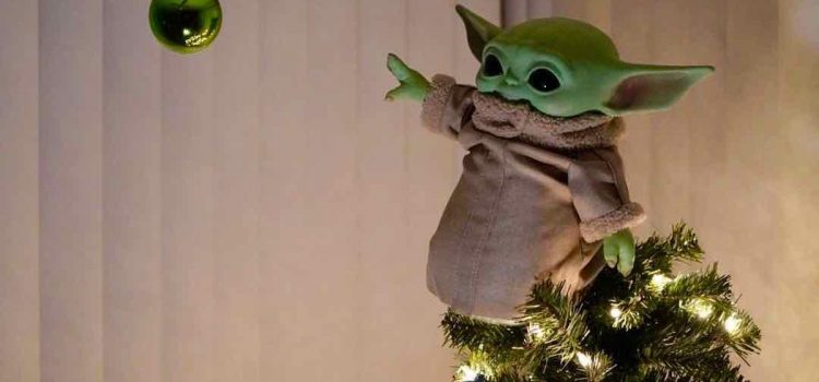The Mandalorian’s Baby Yoda is replacing angels and stars atop Christmas trees