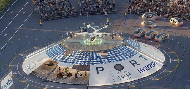 Hyundai’s collaborative flying taxi port receives backing from UK government