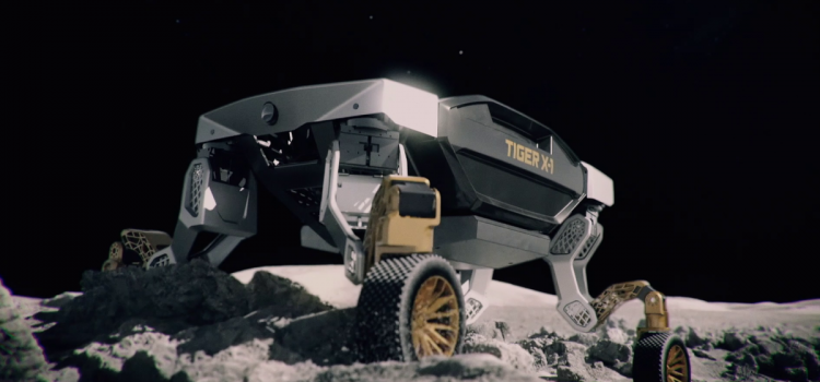Hyundai’s TIGER X-1 walking robotic car could help explore the moon