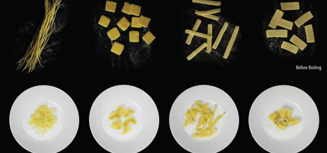 The strange, flat pasta that transforms into 3D shapes as you cook