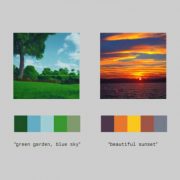 Artist uses AI to extract color palettes from text descriptions