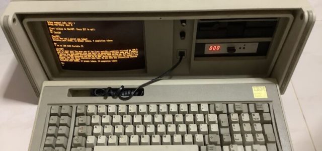 Hobbyist builds ChatGPT client for MS-DOS