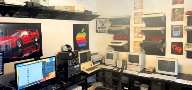 Apple, Atari, and Commodore, oh my! Explore a deluxe home vintage computer den