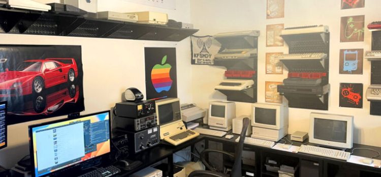 Apple, Atari, and Commodore, oh my! Explore a deluxe home vintage computer den