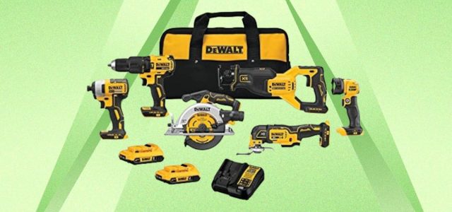Save Up to 72% On New DeWalt Tools and Accessories at Woot