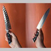 Glestain Gyuto Chef’s Knife Review: The Dimples Do Work