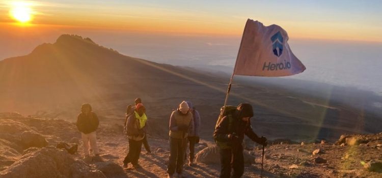 Hero.io climbs Kilimanjaro to mark whitepaper launch