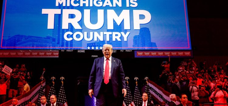 Donald Trump’s Ground Game in Michigan Is Mostly Glitchy Apps and Vibes