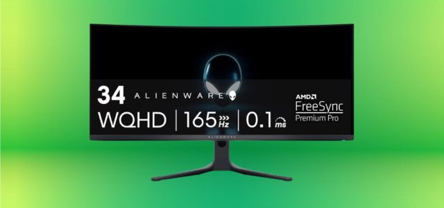 Alienware’s 34-Inch OLED Curved Gaming Monitor Is at Its Lowest Price Ever This Cyber Monday
