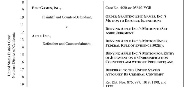 Epic Games touts victory in latest court ruling in Apple antitrust case